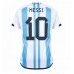 Argentina Lionel Messi #10 Hjemmedrakt VM 2022 Korte ermer